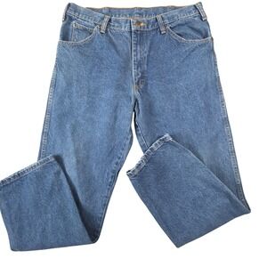 Dickies Jeans Mens 36x32 Blue Denim Straight Leg Workwear Gorpcore Outdoors Pant